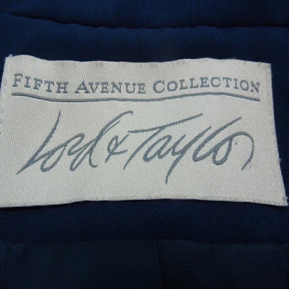 Lord & Taylor Fifth Ave Collection Blue Jacket Sz8 - Picture 3 of 6